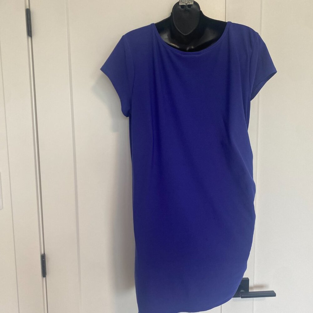 Stork & Babe Ruched Short Tee Dress Maternity Size XL - Picture 3 of 8